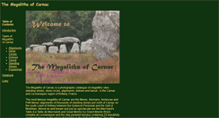 Desktop Screenshot of megaliths.sherwoodonline.de